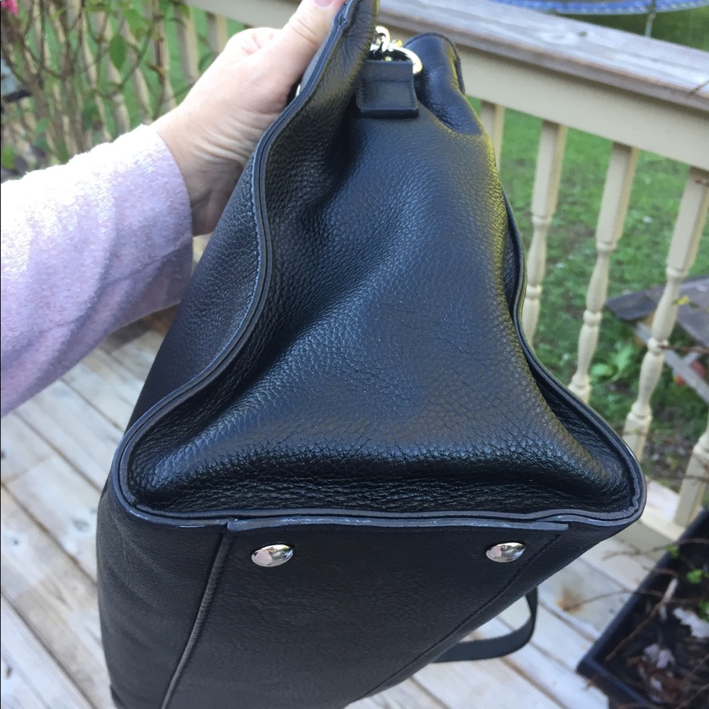 MICHAEL Michael Kors Black Leather Bag - Picture 5 of 9